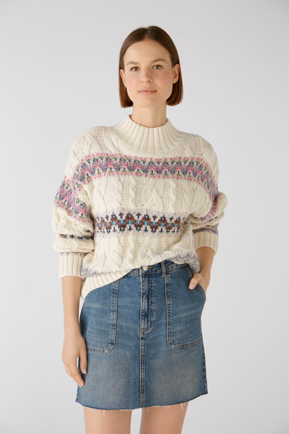 Oui Damen Pullover