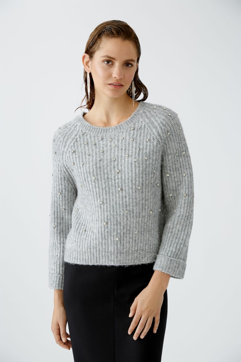 Oui Damen Pullover